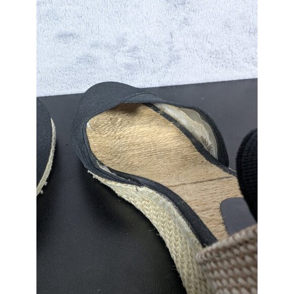 Lauren Ralph Lauren Charla Wedge Women Size 7.5 Black Closed Toe Summer Vacation - Picture 6 of 11